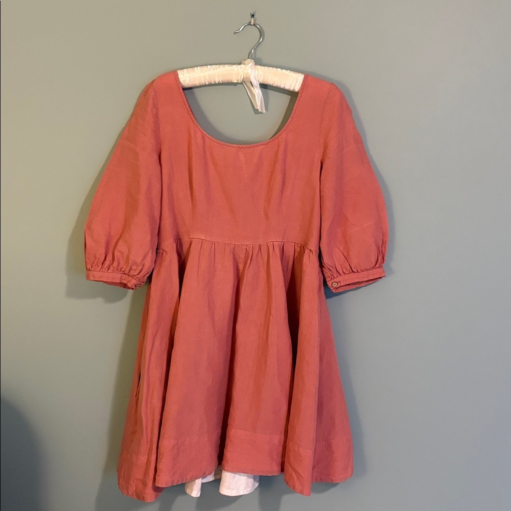 Son de Flor Mini Carmen Dress, 3/4 Sleeve